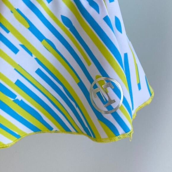 Tina + Jenna Skort Womens Size XL Blue GreenTennis Skirt Golf Pickleball - Picture 2 of 5